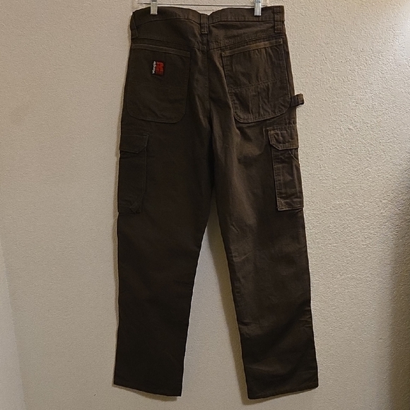 Wrangler Men's Dark Brown Cargo Pants - Sz 32x32 - Picture 11 of 15